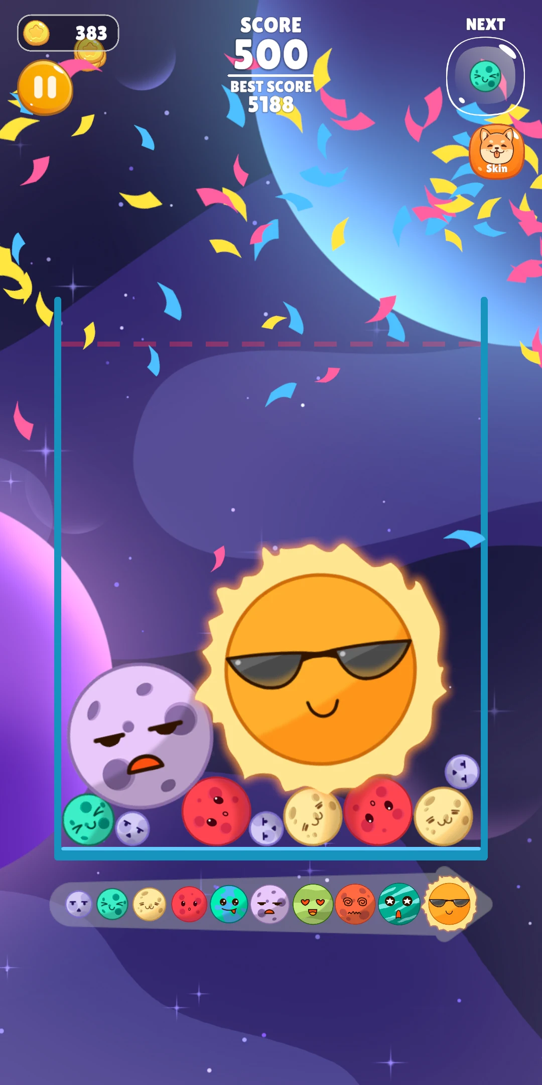 Planets Merge screenshot